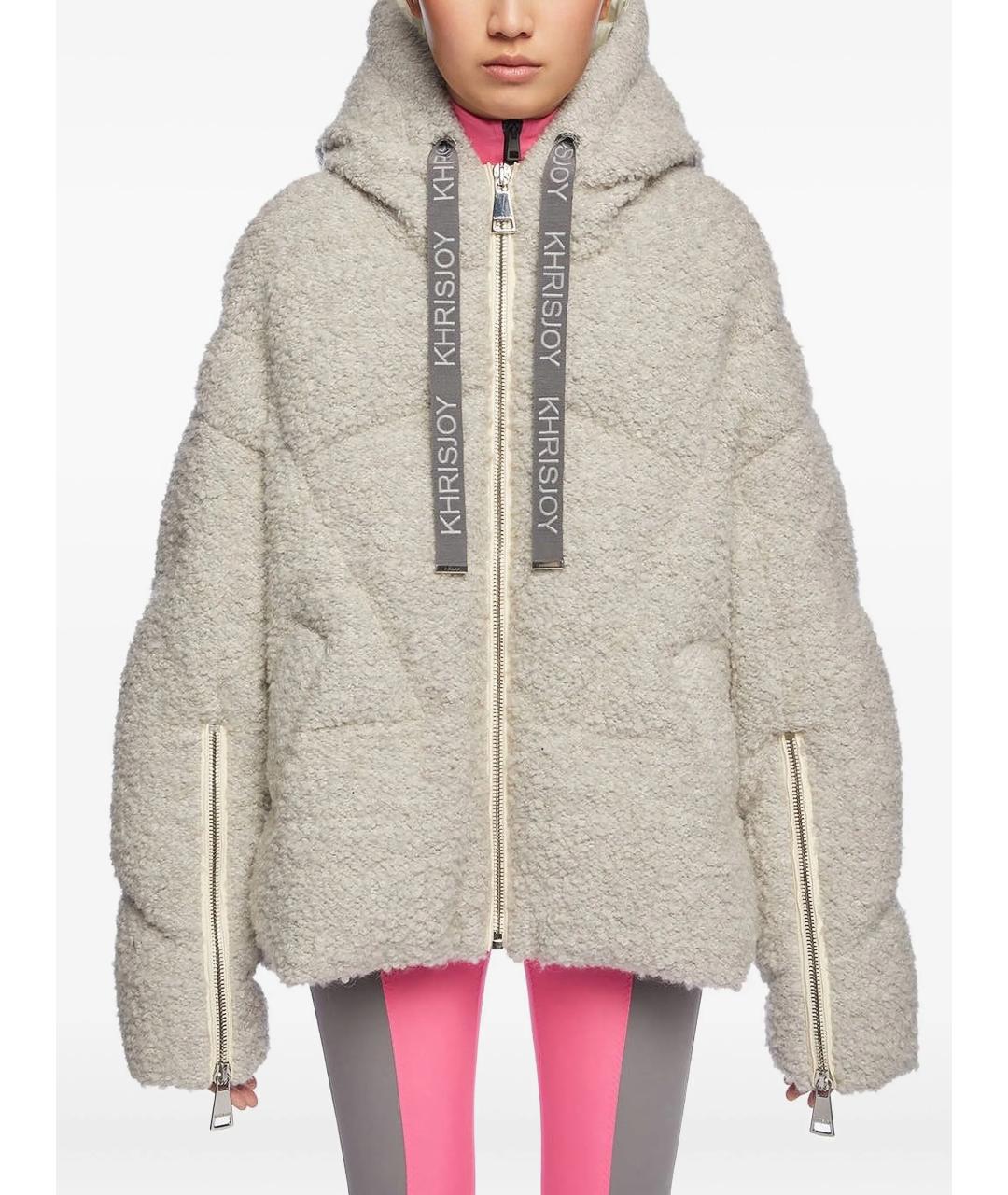 KHRISJOY Серый пуховик, фото 4