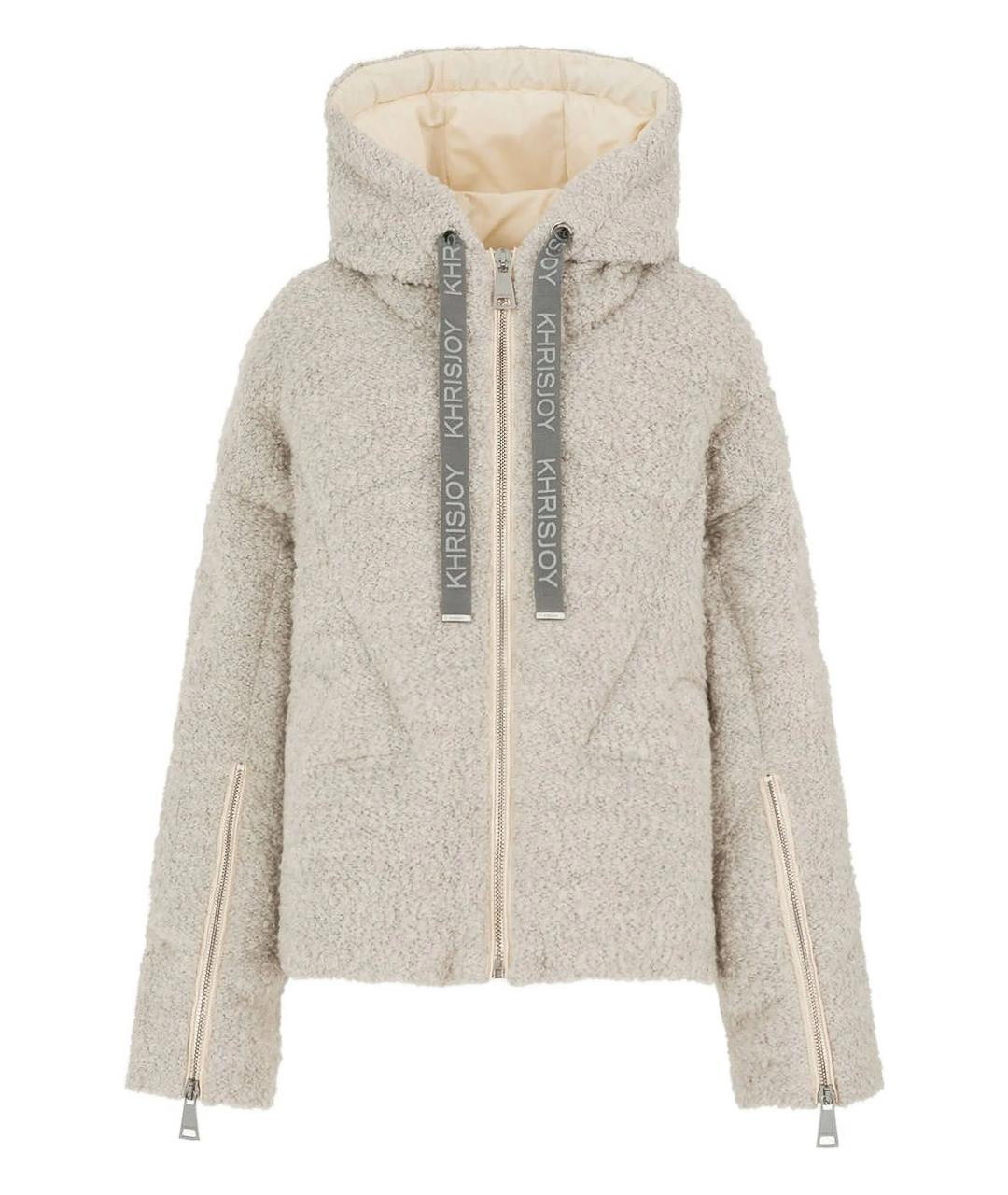 KHRISJOY Серый пуховик, фото 1