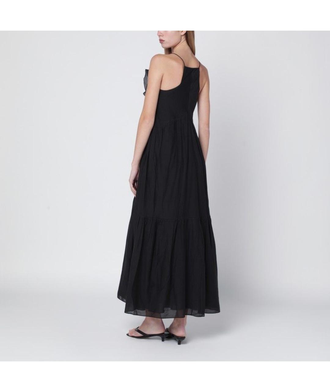 ISABEL MARANT Черное хлопковое повседневное платье, фото 3