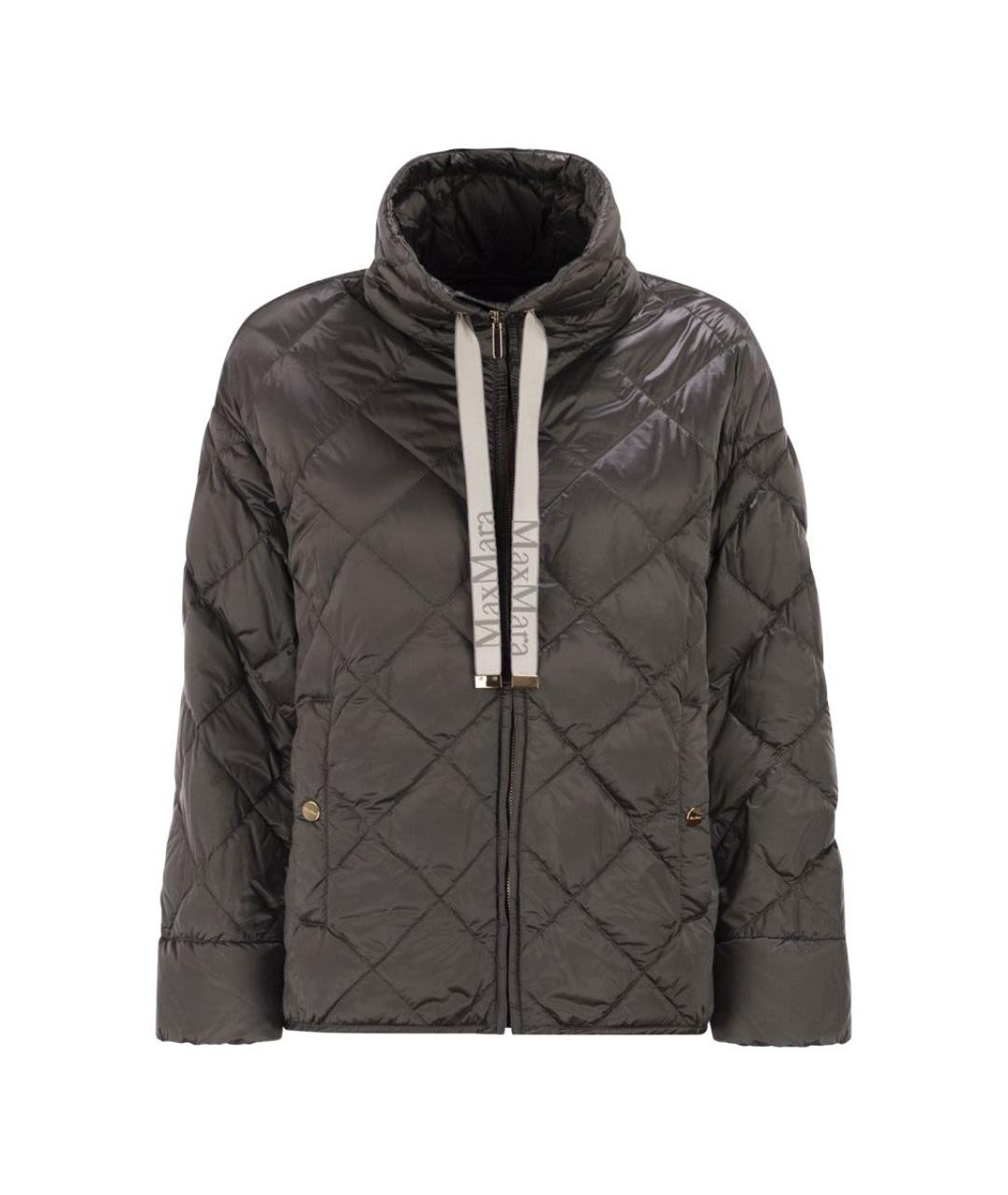 MAX MARA Серая полиамидовая куртка, фото 1