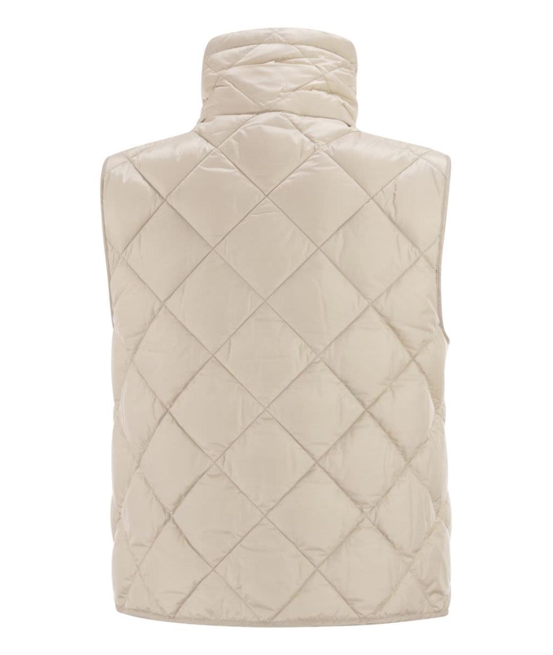 MAX MARA Бежевый полиамидовый жилет, фото 2