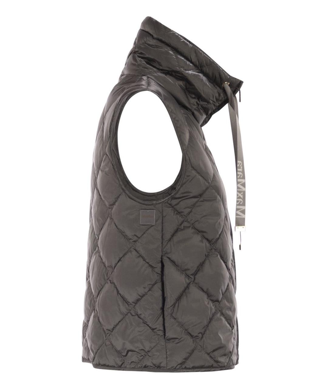 MAX MARA Серый полиамидовый жилет, фото 3