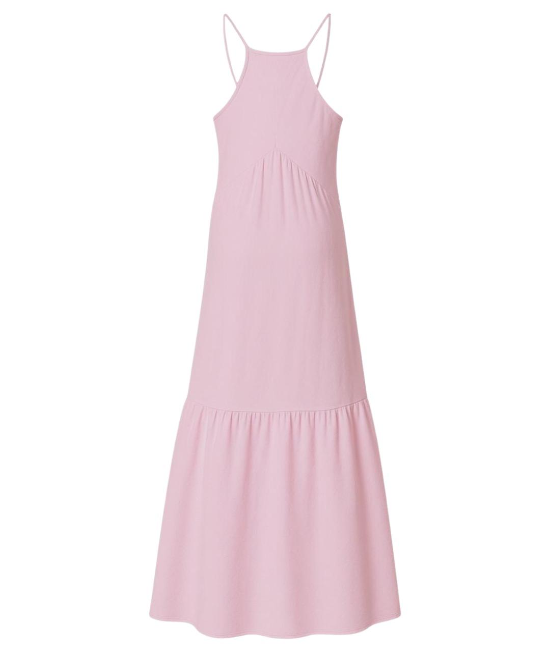 ISABEL MARANT Розовое хлопковое вечернее платье, фото 3