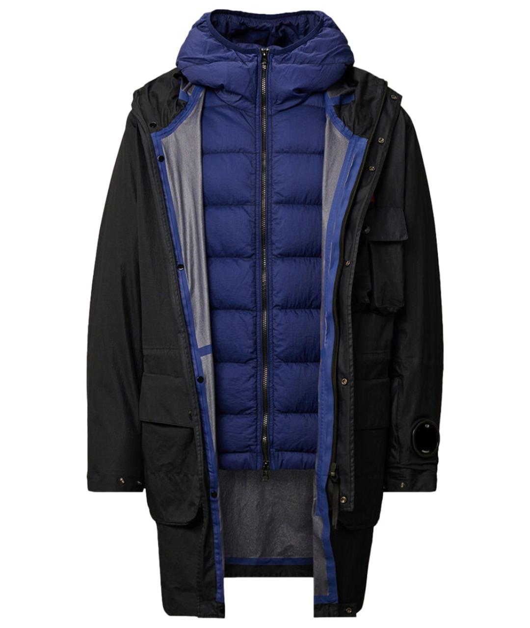 CP COMPANY Синяя полиамидовая парка, фото 2