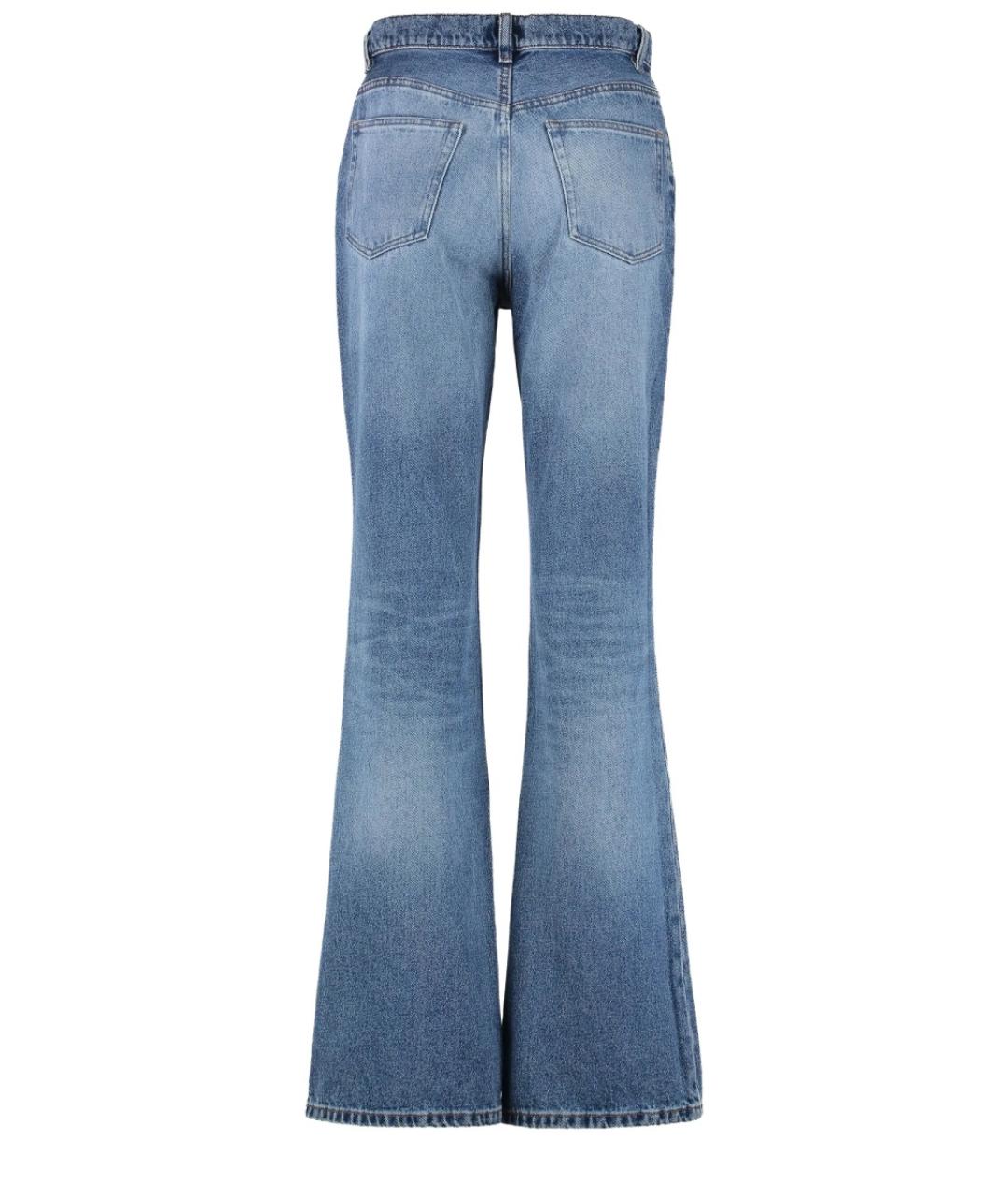 A.P.C. Синие хлопковые прямые джинсы, фото 2