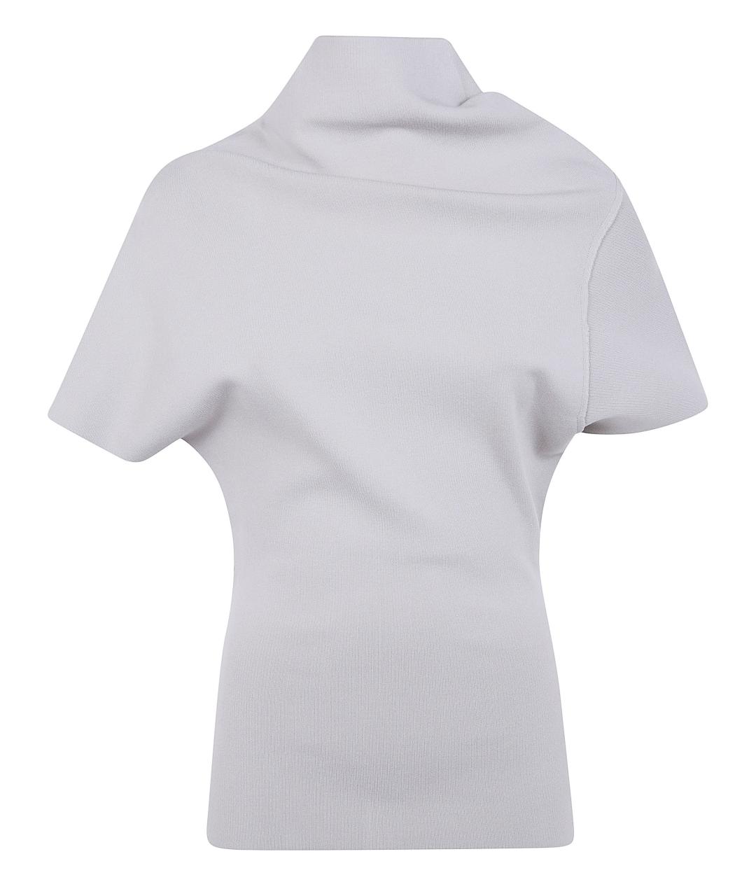 RICK OWENS Серая полиэстеровая футболка, фото 1