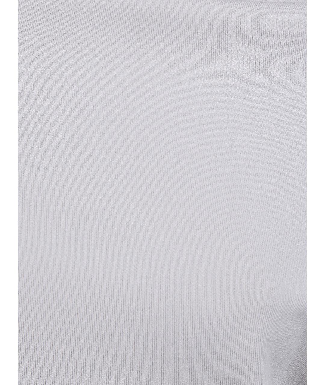 RICK OWENS Серая полиэстеровая футболка, фото 3