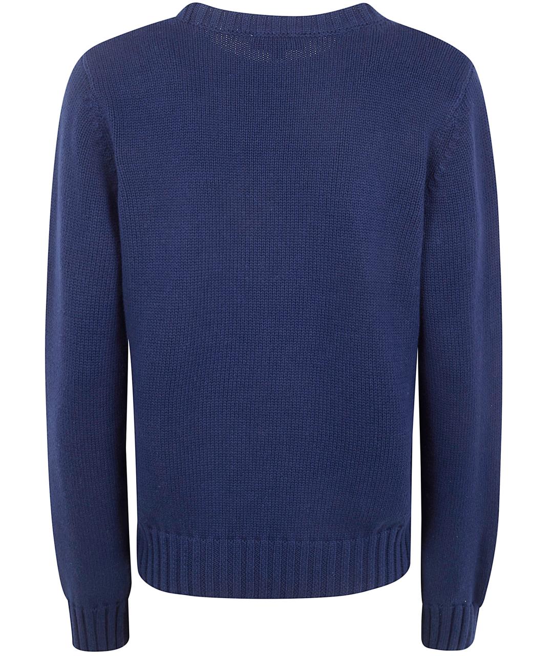 SPORTY AND RICH Синий хлопковый джемпер / свитер, фото 2