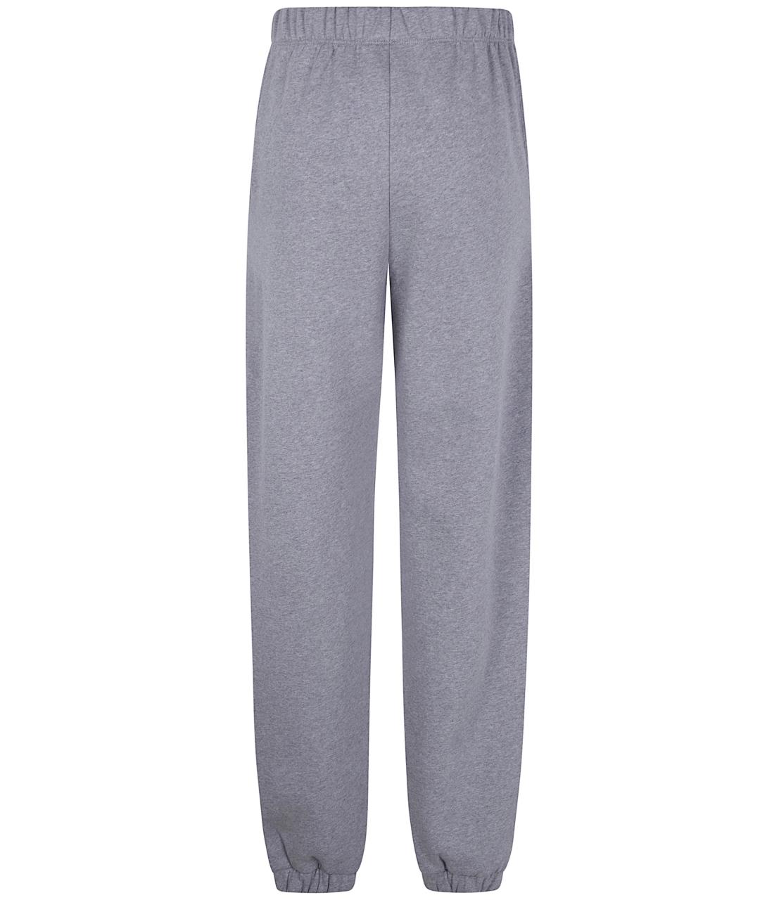 THE ATTICO Серые хлопковые прямые брюки, фото 2