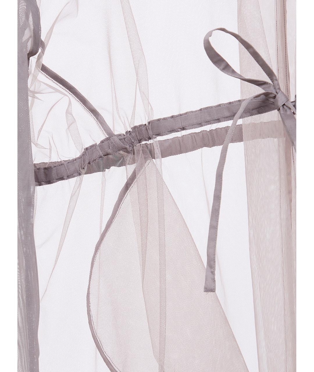 RICK OWENS Серое полиамидовое пальто, фото 3