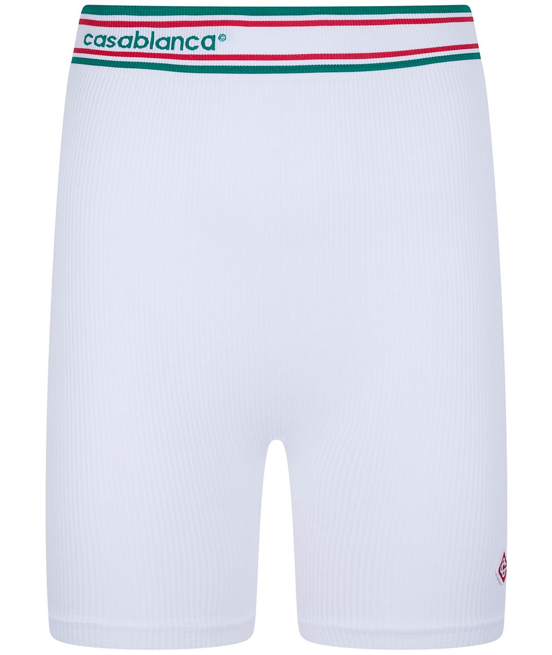 CASABLANCA Белые полиэстеровые шорты, фото 1