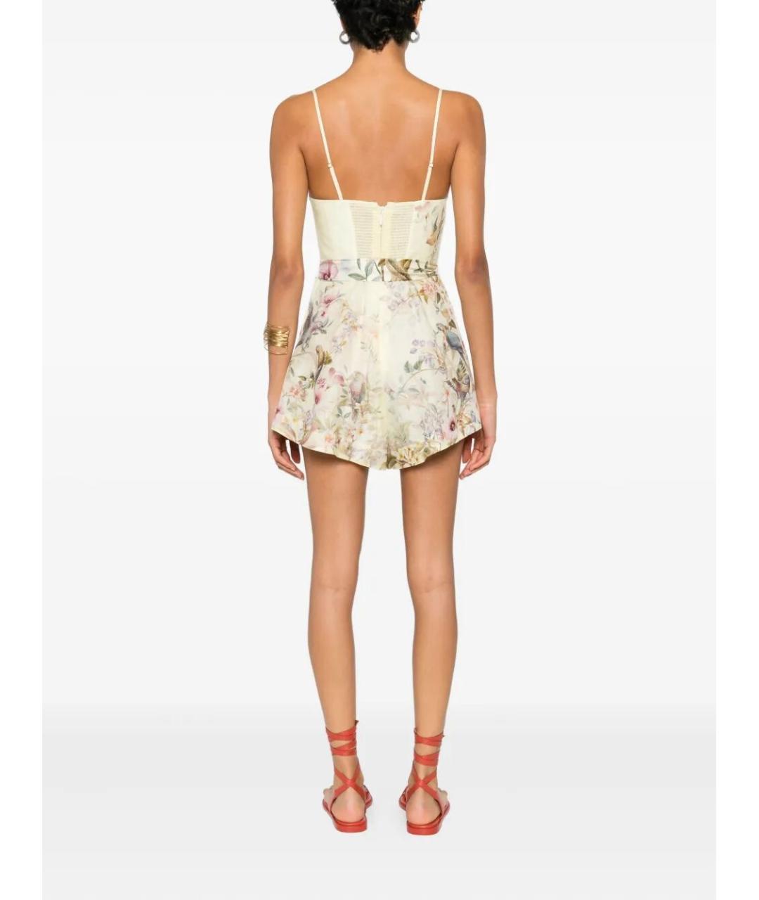 ZIMMERMANN Мульти льняной комбинезон, фото 4