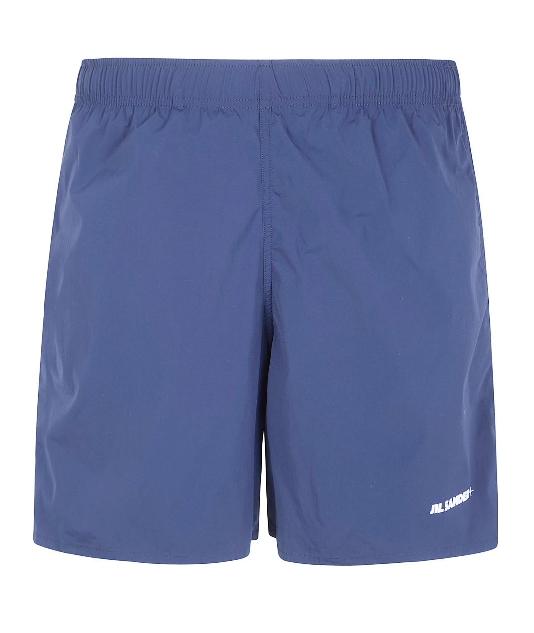 JIL SANDER Синие полиамидовые шорты, фото 1