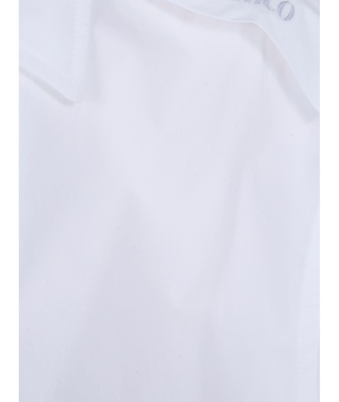 THE ATTICO Белая хлопковая рубашка, фото 3