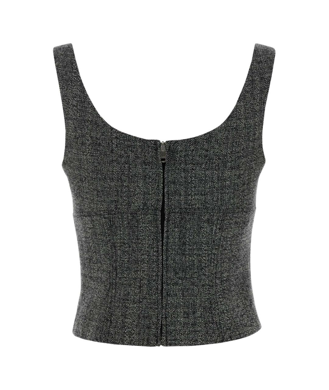 GUCCI Мульти шерстяная майка, фото 3