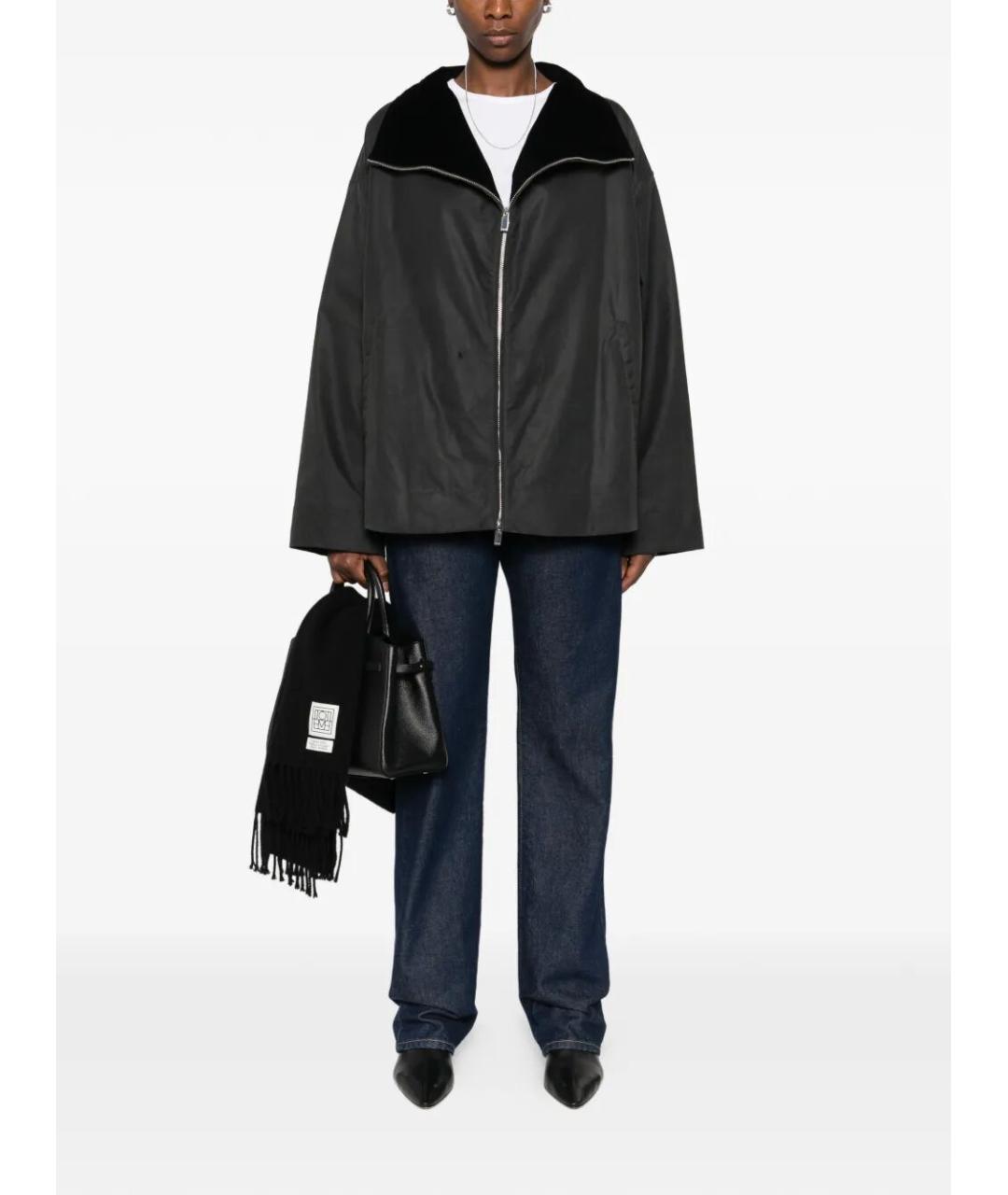 TOTEME Черная хлопковая куртка, фото 3