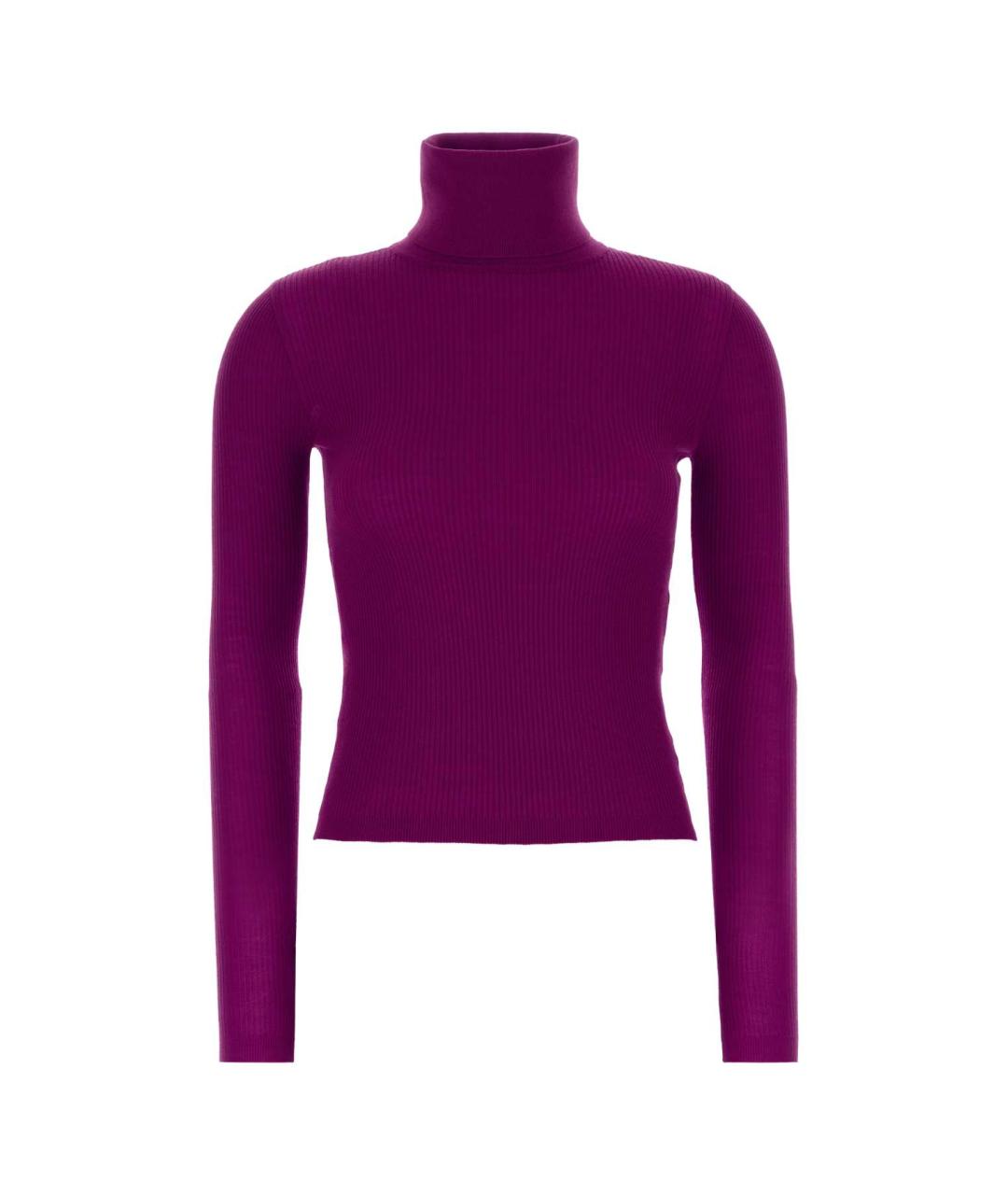 SAINT LAURENT Фиолетовая кашемировая водолазка, фото 1