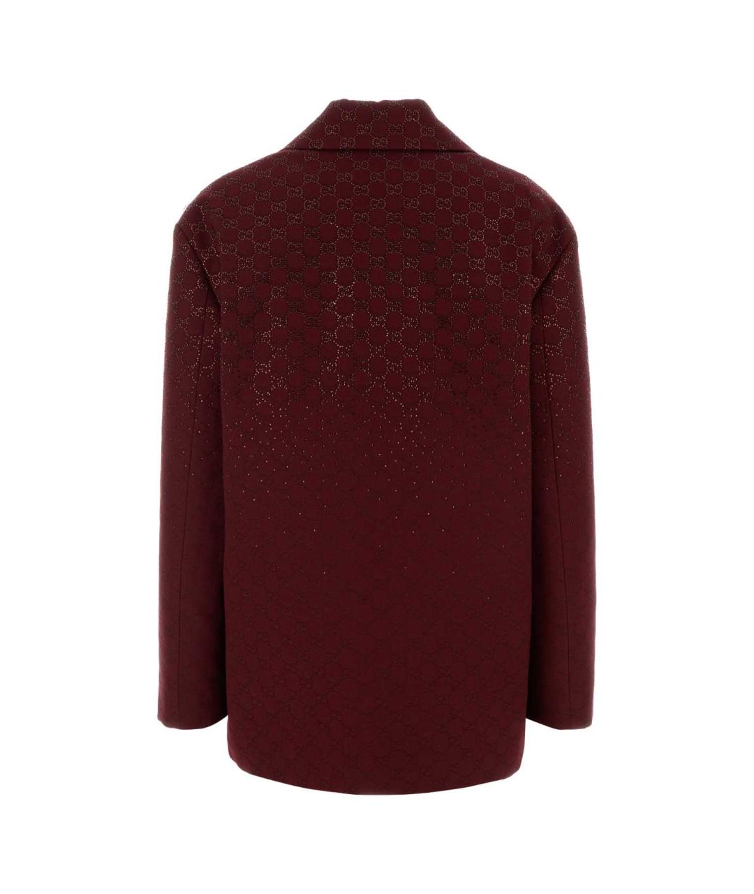 GUCCI Бордовый жакет/пиджак, фото 4