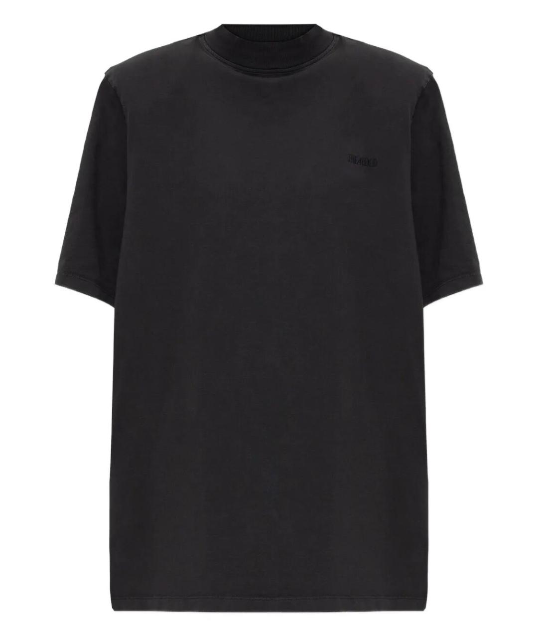 THE ATTICO Черная хлопковая футболка, фото 1
