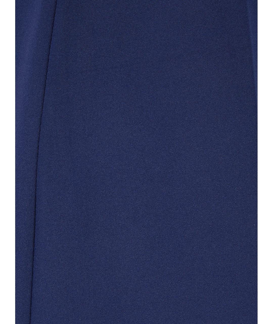 SPORTY AND RICH Синяя полиэстеровая юбка мини, фото 3