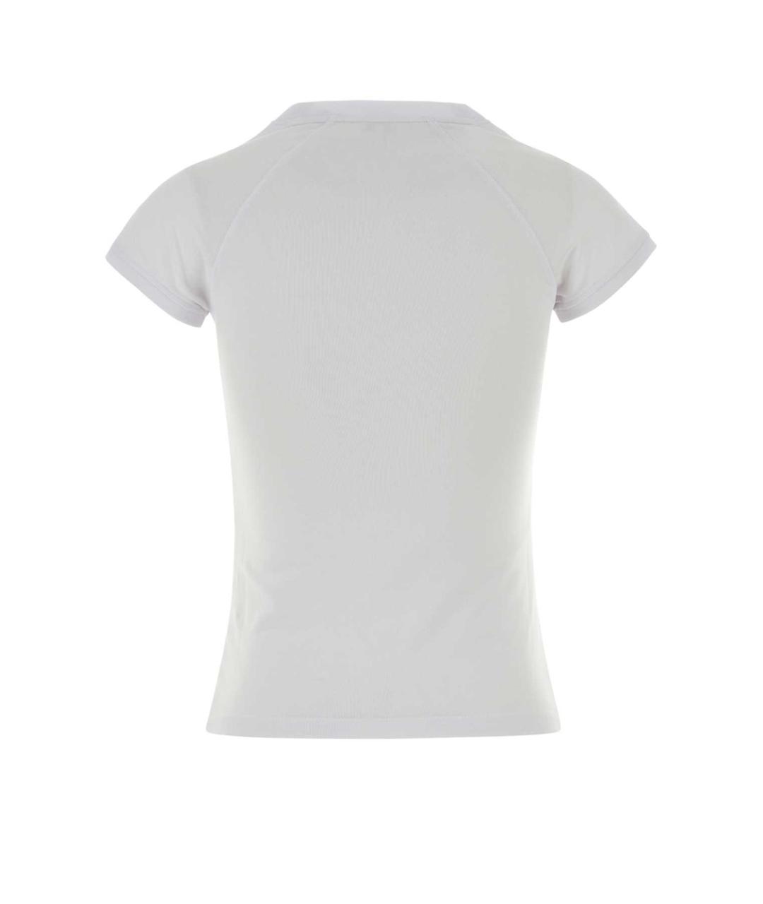 LOEWE Белая хлопковая футболка, фото 2