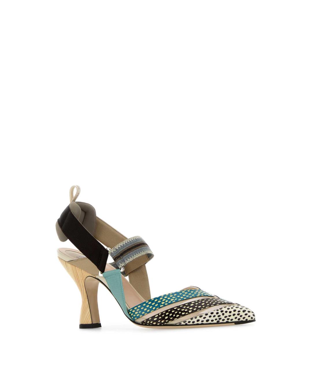 FENDI Мульти туфли, фото 3