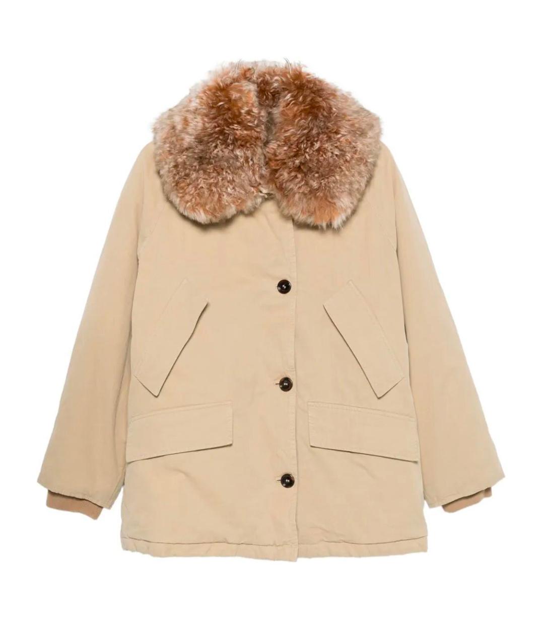 PRADA Бежевая хлопковая парка, фото 2