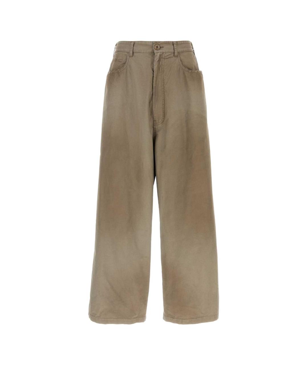 BALENCIAGA Мульти полиэстеровые повседневные брюки, фото 1