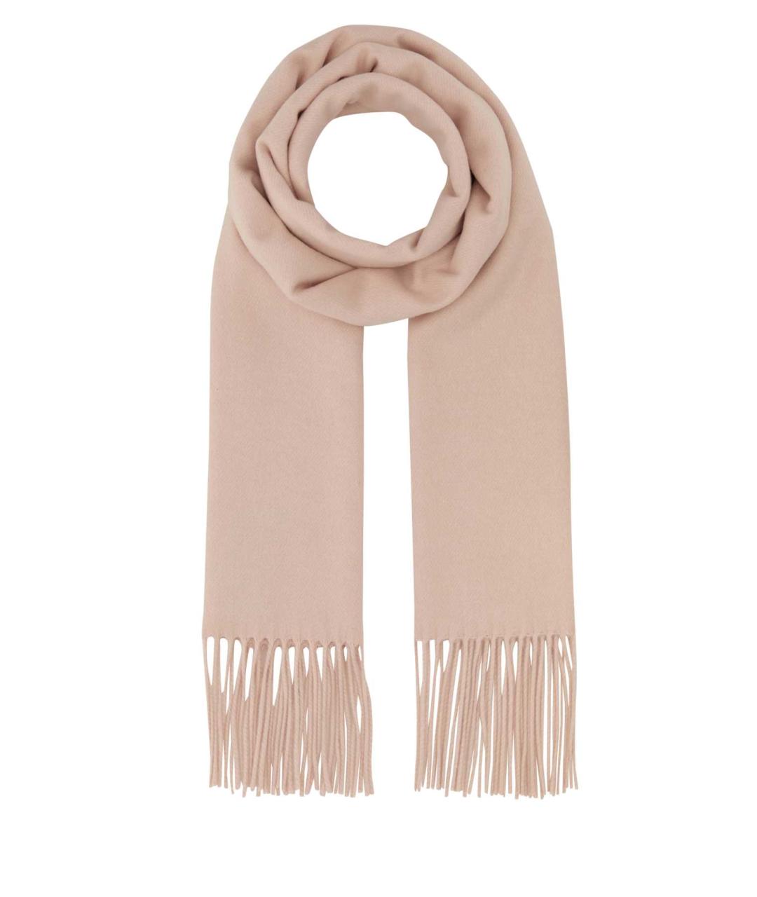 PRADA Розовый шелковый шарф, фото 1