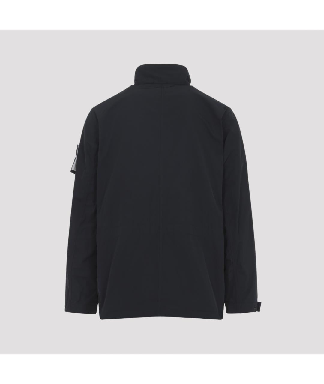 STONE ISLAND Черная полиэстеровая куртка, фото 2