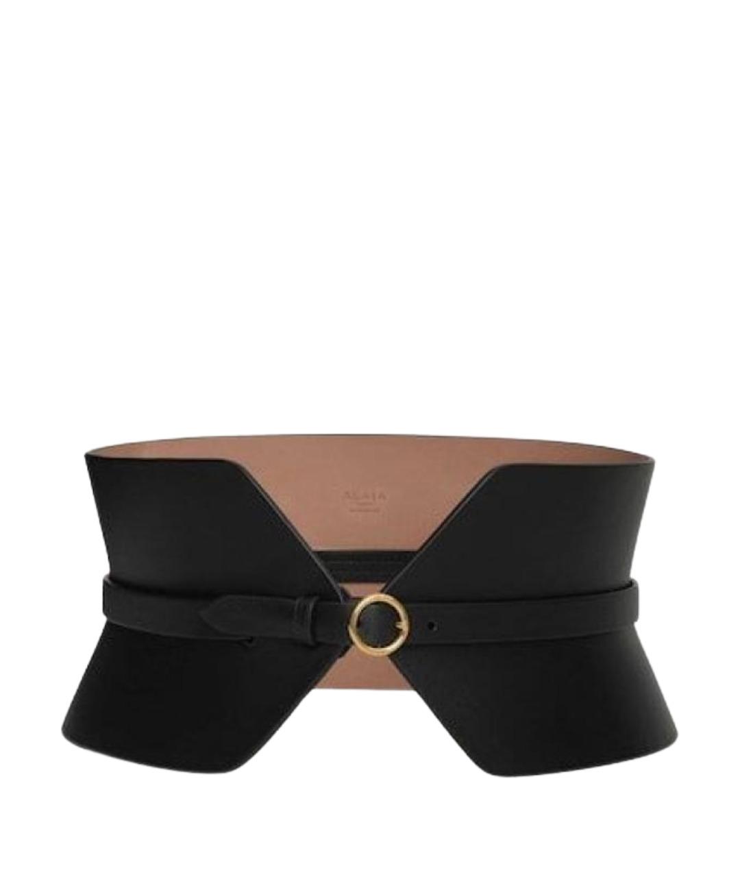 ALAIA Черный кожаный ремень, фото 1