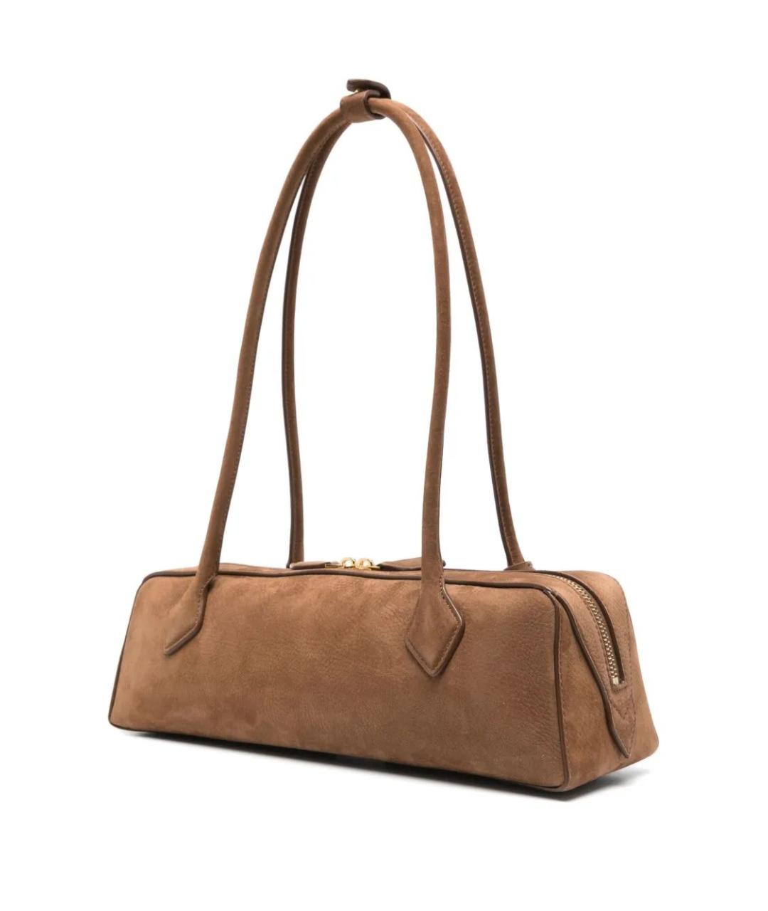 ALAIA Коричневая кожаная сумка через плечо, фото 3