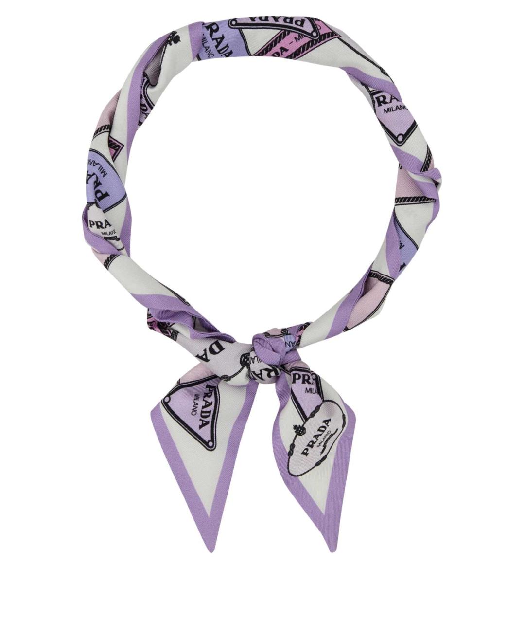 PRADA Мульти шелковый шарф, фото 1