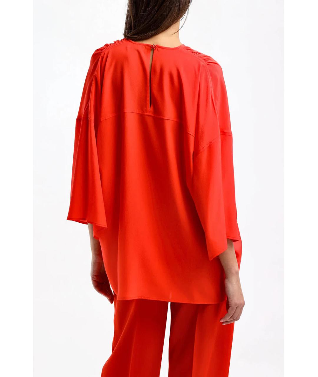 LANVIN Красная шелковая рубашка, фото 3