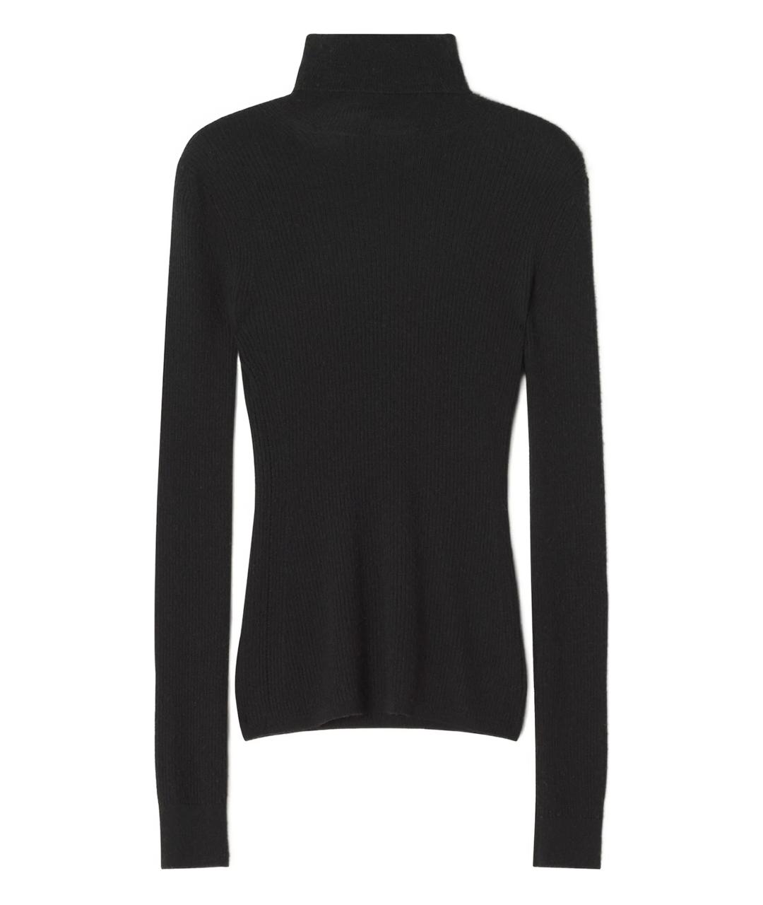 LANVIN Черная шелковая водолазка, фото 1