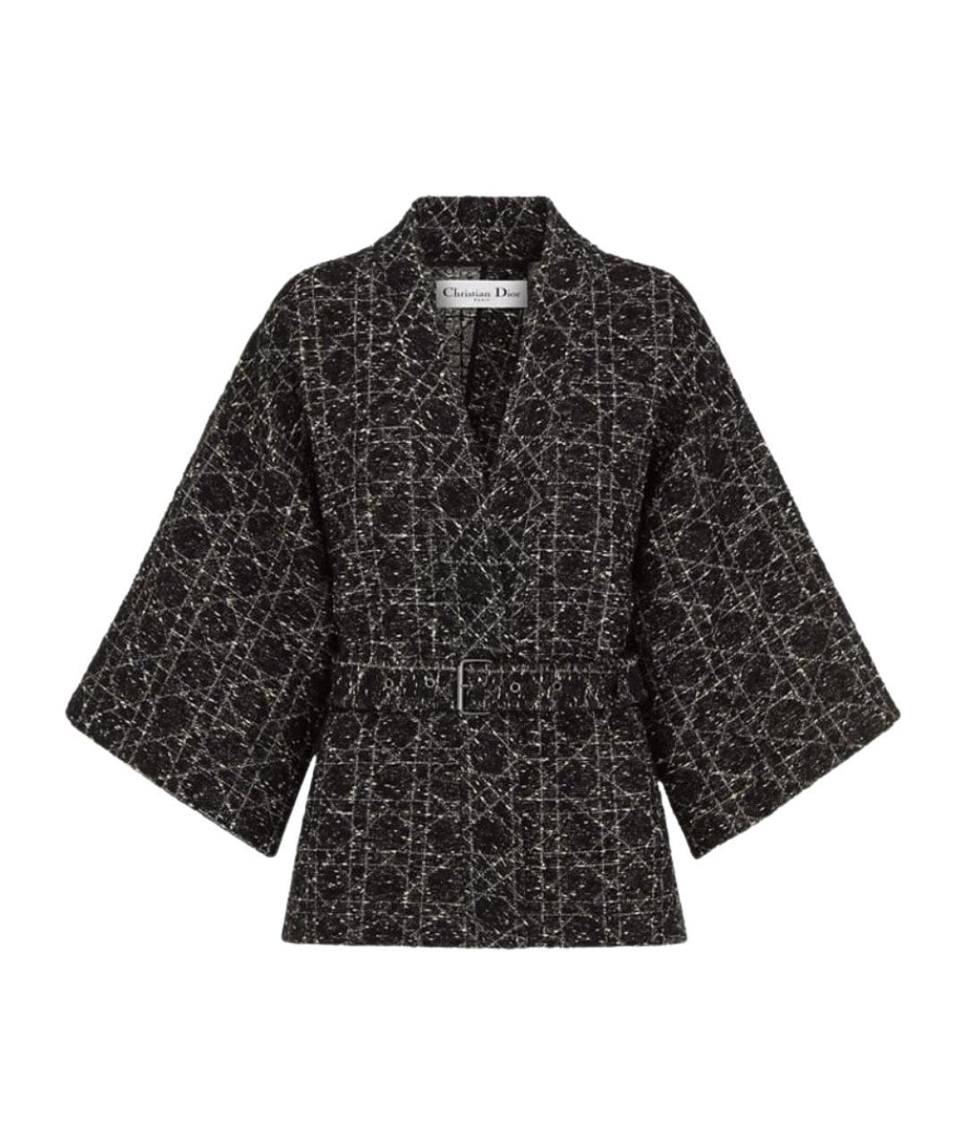 CHRISTIAN DIOR Черная шерстяная куртка, фото 1