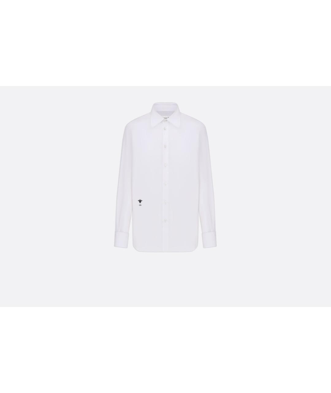 CHRISTIAN DIOR Белая хлопковая рубашка, фото 2