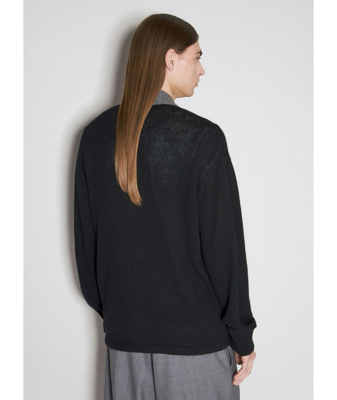 PRADA Черный кашемировый кардиган, фото 3