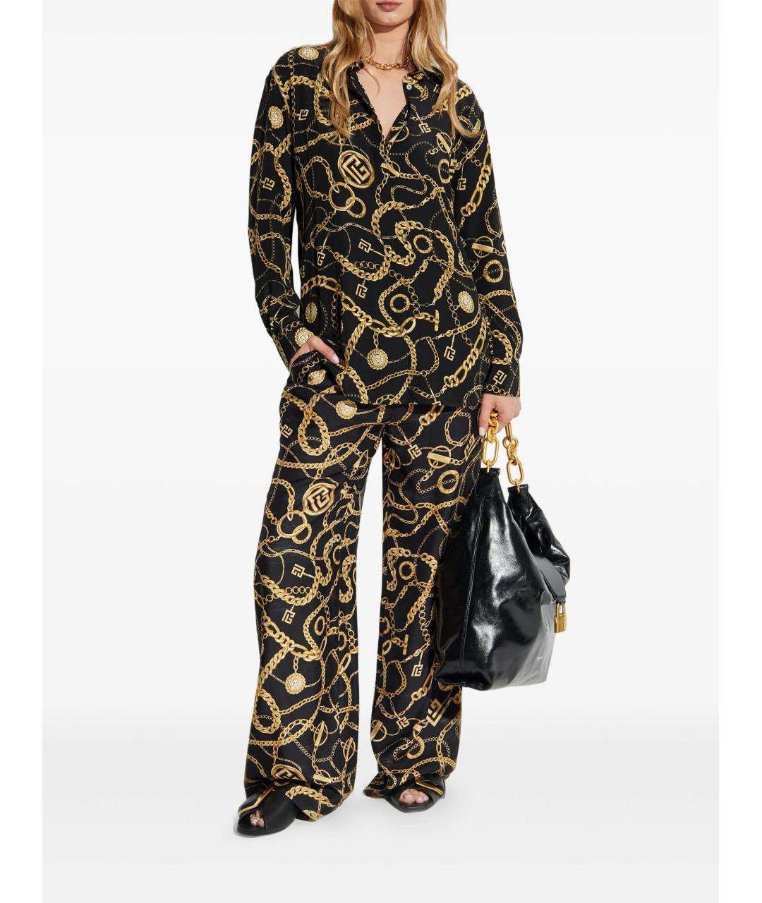 BALMAIN Мульти шелковая рубашка, фото 2