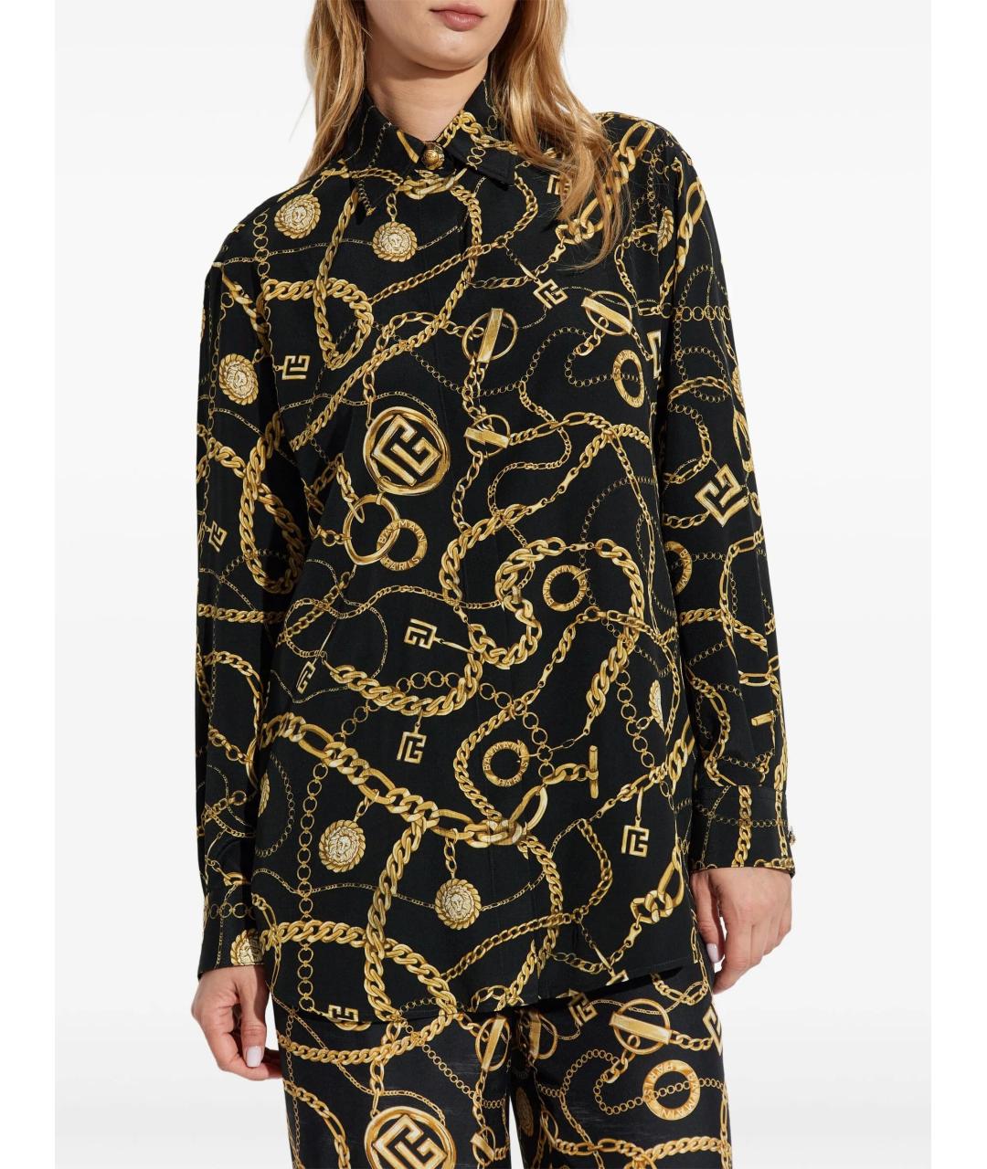 BALMAIN Мульти шелковая рубашка, фото 3