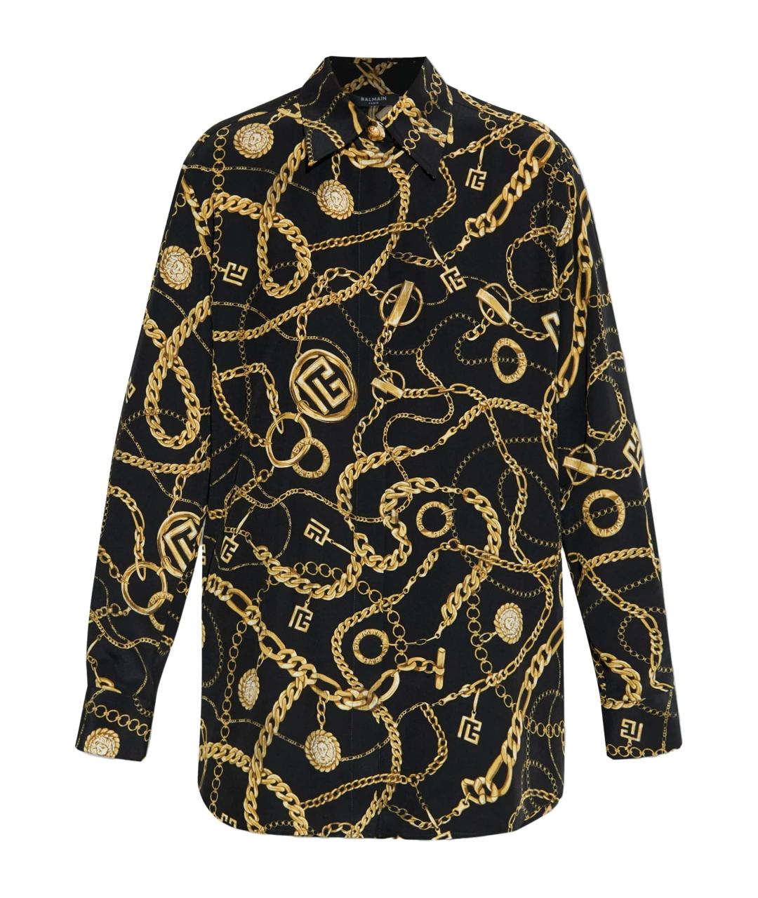 BALMAIN Мульти шелковая рубашка, фото 1