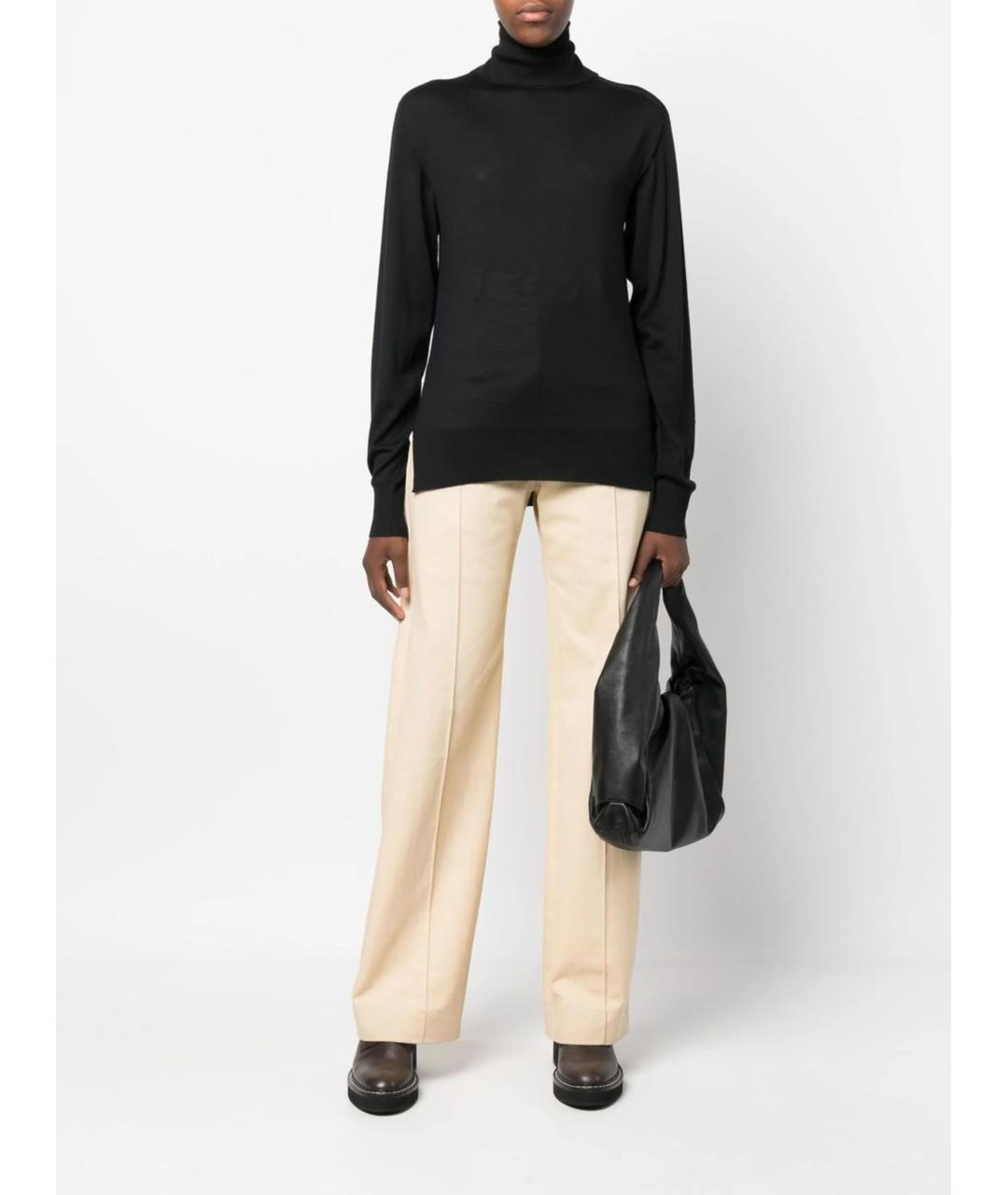 JIL SANDER Черная кашемировая водолазка, фото 2