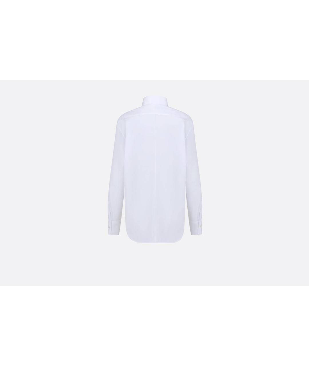 CHRISTIAN DIOR Белая хлопковая рубашка, фото 4