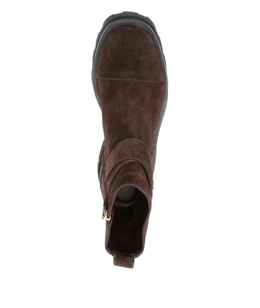 JIMMY CHOO Коричневые замшевые ботинки, фото 4