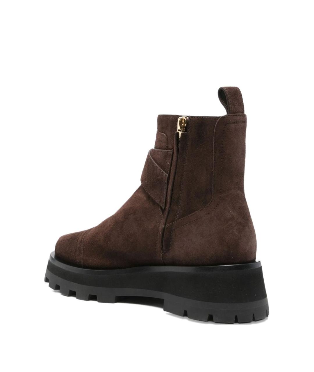 JIMMY CHOO Коричневые замшевые ботинки, фото 3