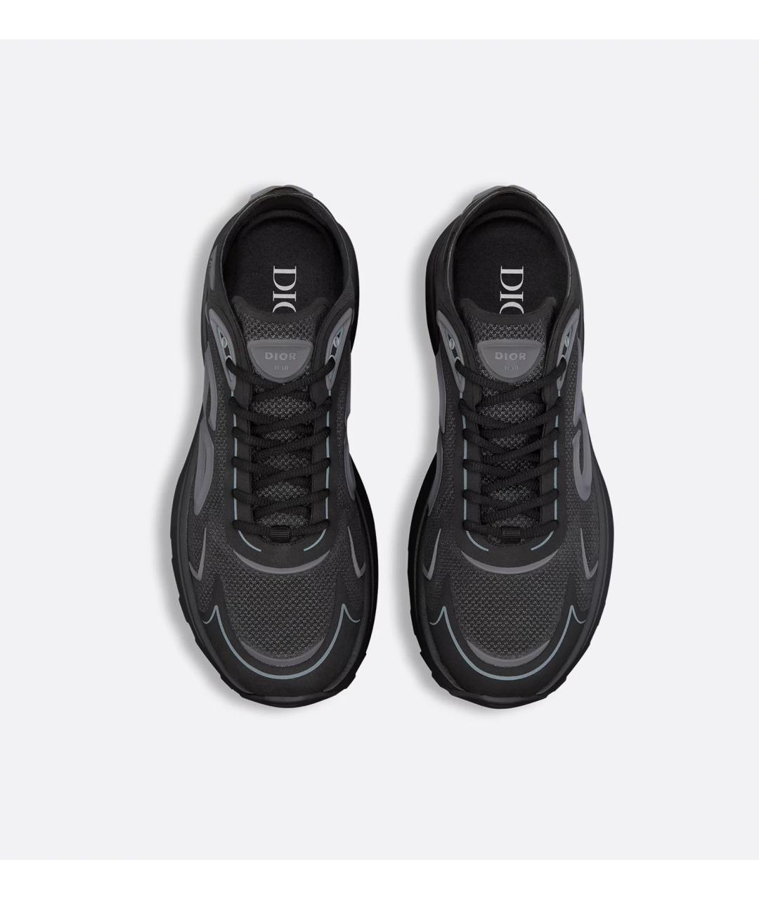 CHRISTIAN DIOR Черные низкие кроссовки / кеды, фото 3