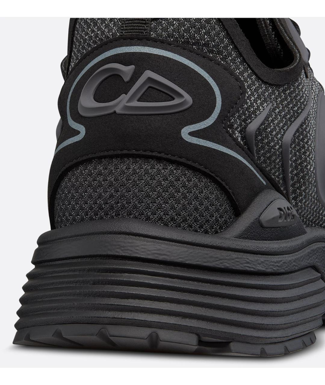 CHRISTIAN DIOR Черные низкие кроссовки / кеды, фото 4