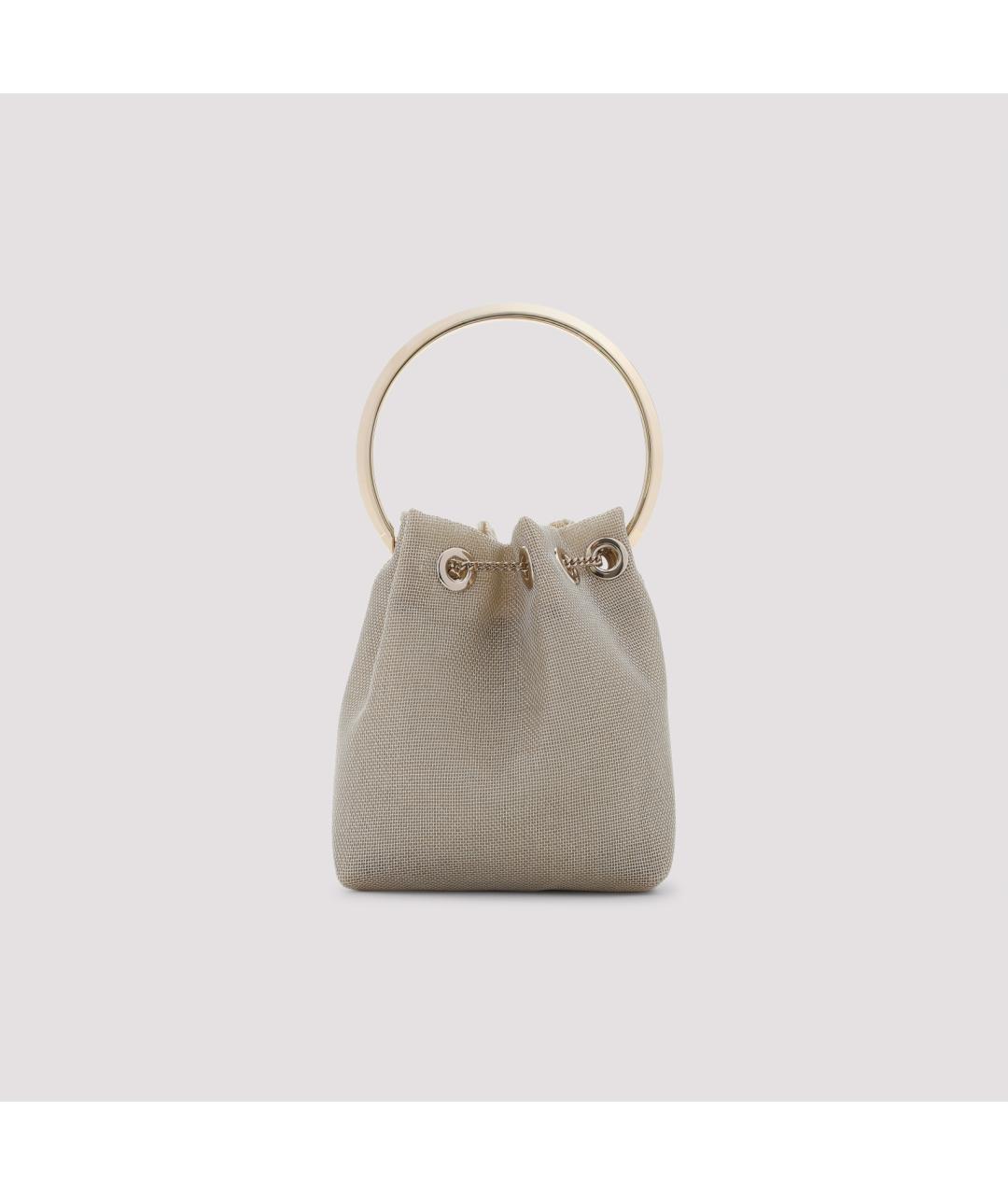 JIMMY CHOO Бежевая сумка с короткими ручками, фото 2