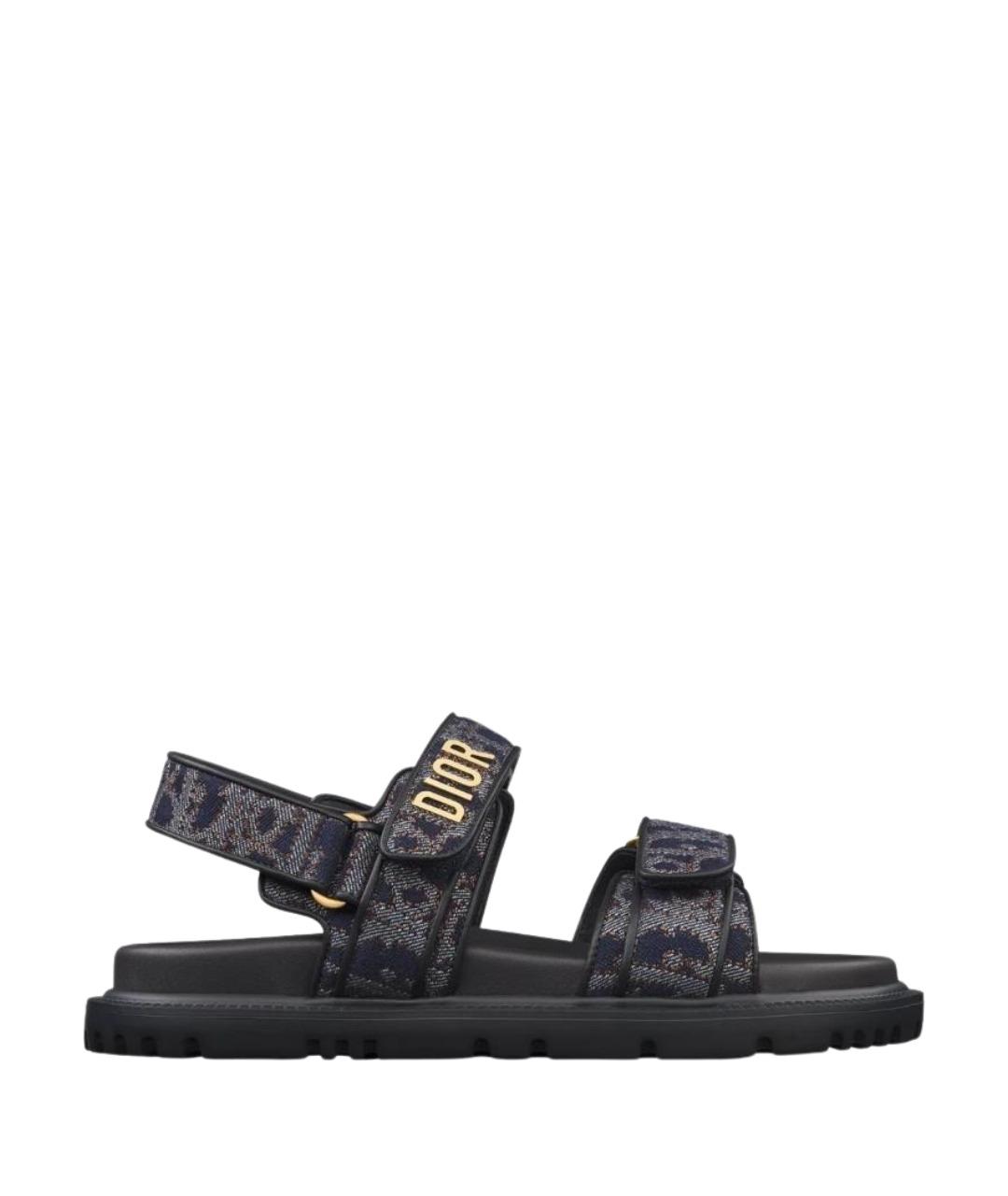 CHRISTIAN DIOR Синие сандалии, фото 1