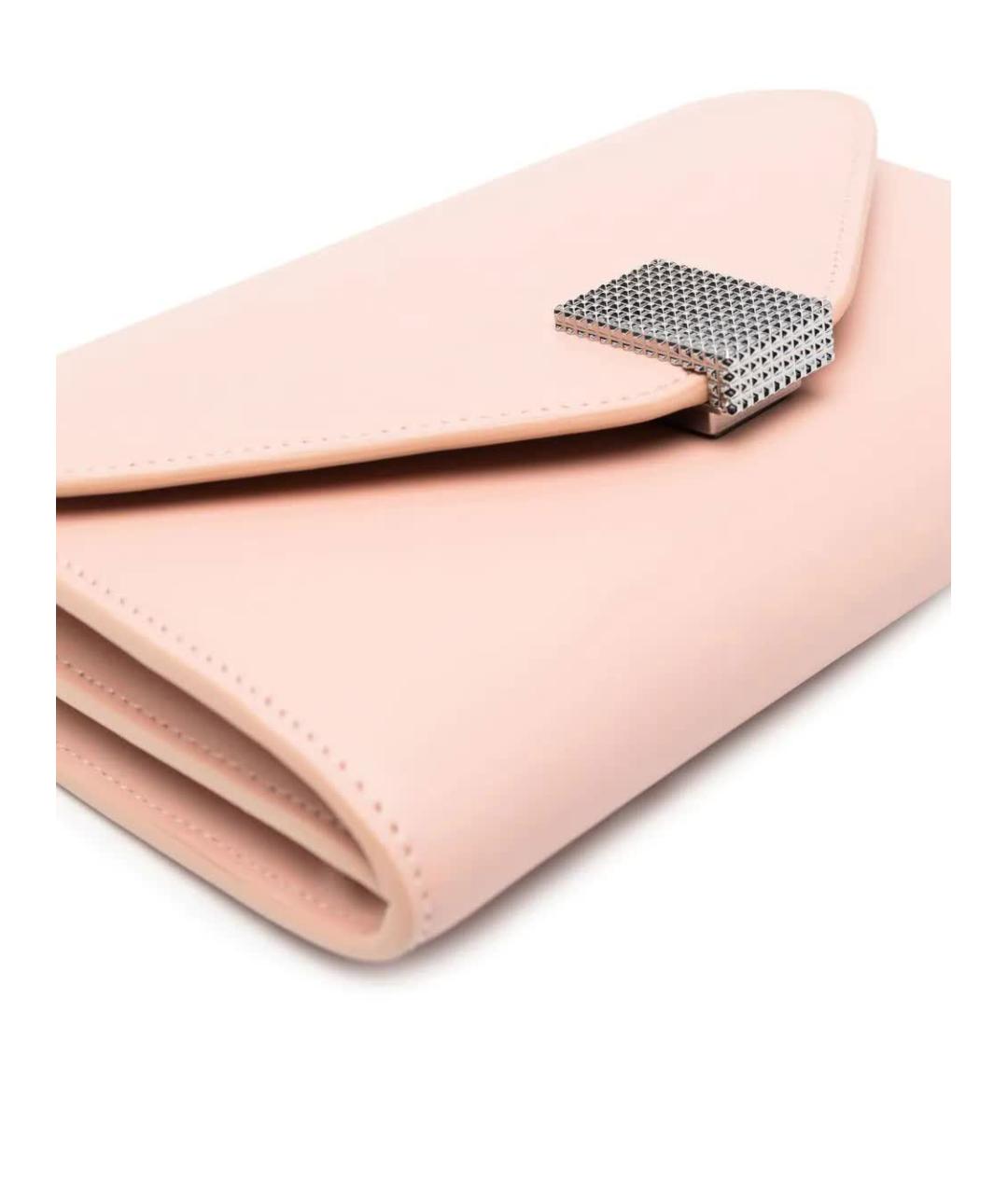 LANVIN Розовая кожаная сумка через плечо, фото 4